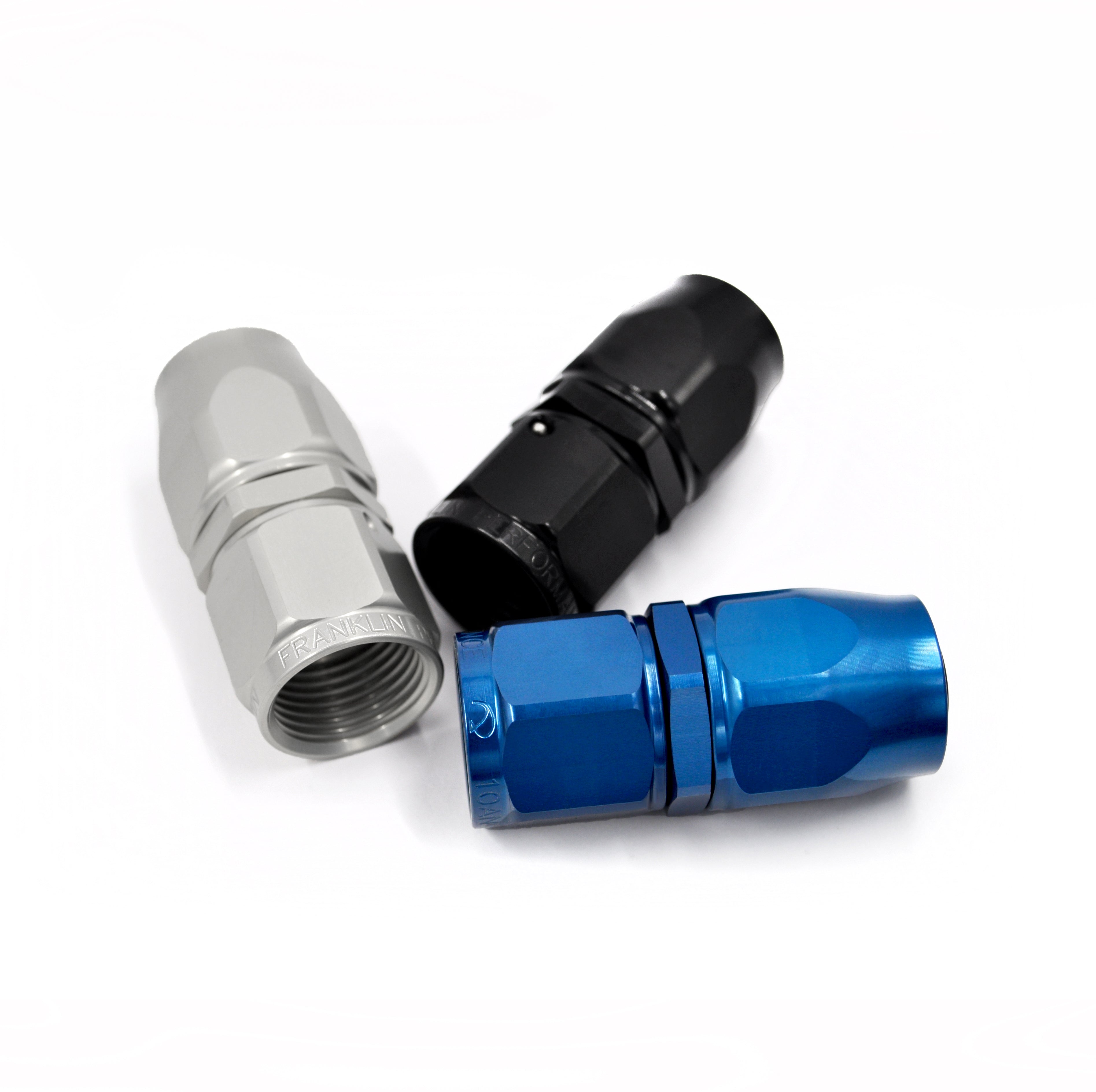 Franklin 100 Series AN Straight Hose End 101-06-BLACK