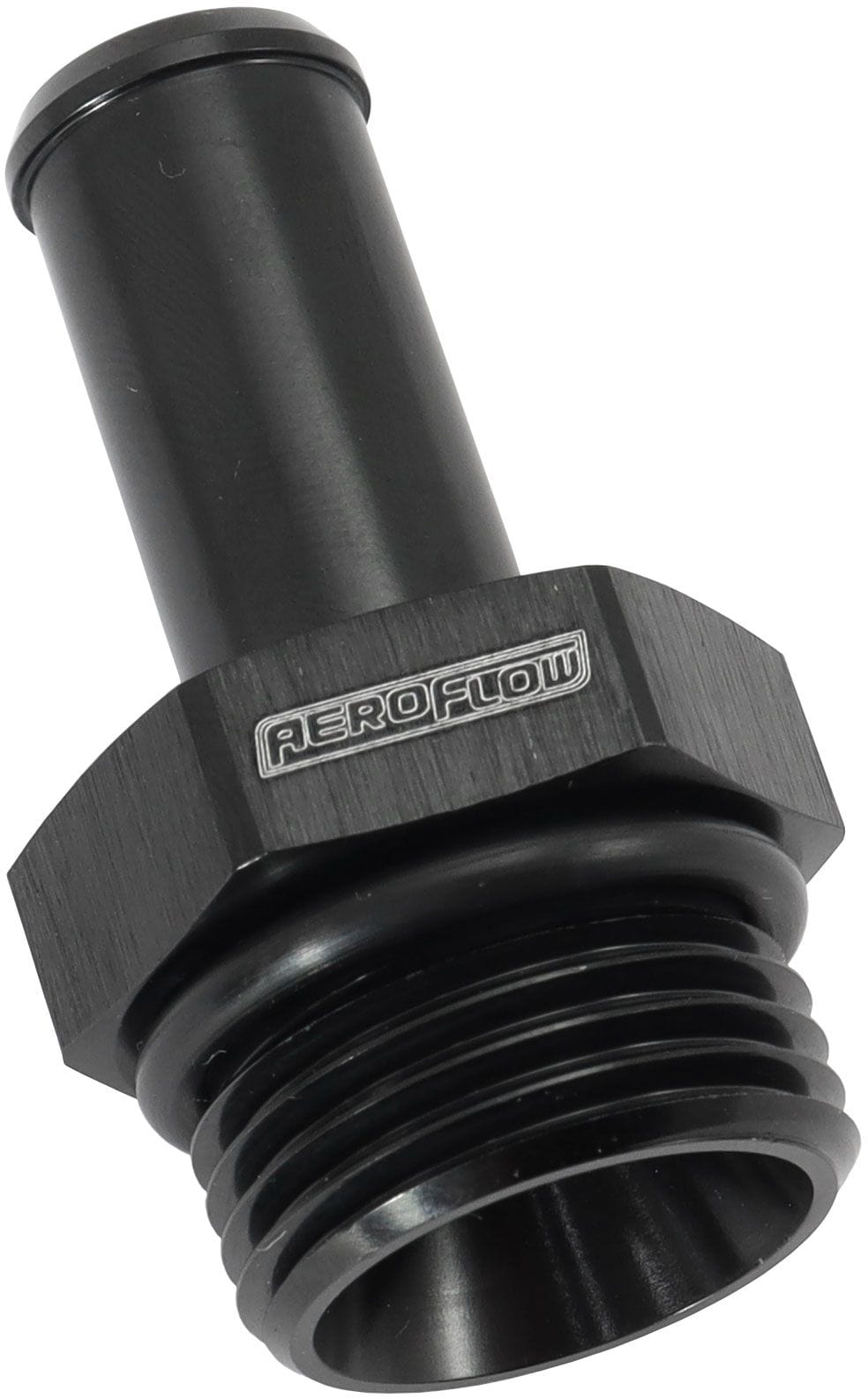 Aeroflow Aeroflow -10ORB TO 1/2" PUSH ON BARB AF414-10-08BLK SR