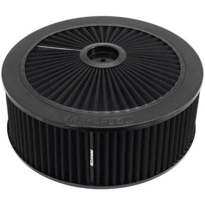 Aeroflow Performance Aeroflow Aeroflow 14" x 5" Full Flow Air Filter Assembly, Black (AF2251-3070) SR