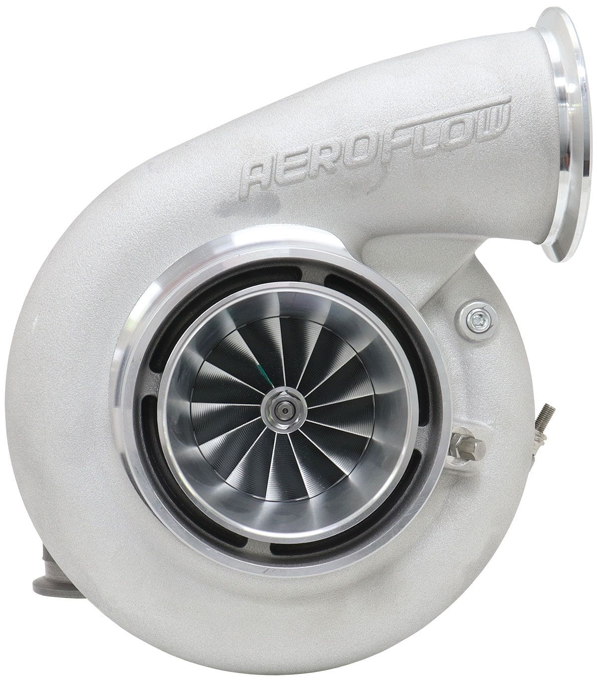 Aeroflow Aeroflow Aeroflow BOOSTED 7682 V-BAND 1.15 Turbocharger 1500HP, Natural Cast Finish (AF8005-4098) SR