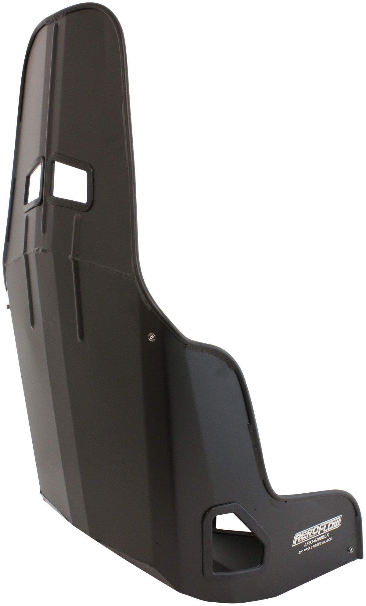 Aeroflow Aeroflow Aeroflow Pro Street Drag 20" Aluminium Race Seat, Black Finish (AF93-0200BLK) SR