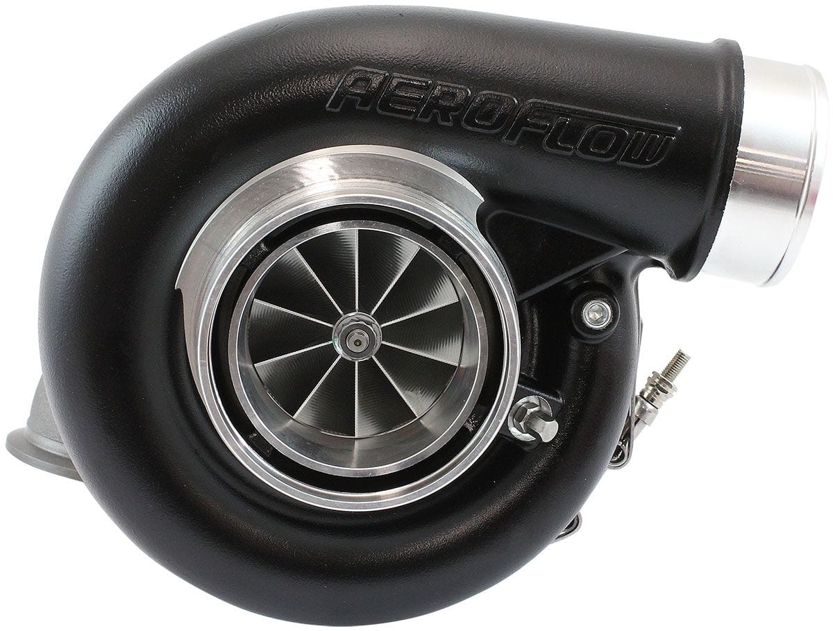 Aeroflow BOOSTED 7375 .85 VBAND FLANGE AF8005-4046BLK SR