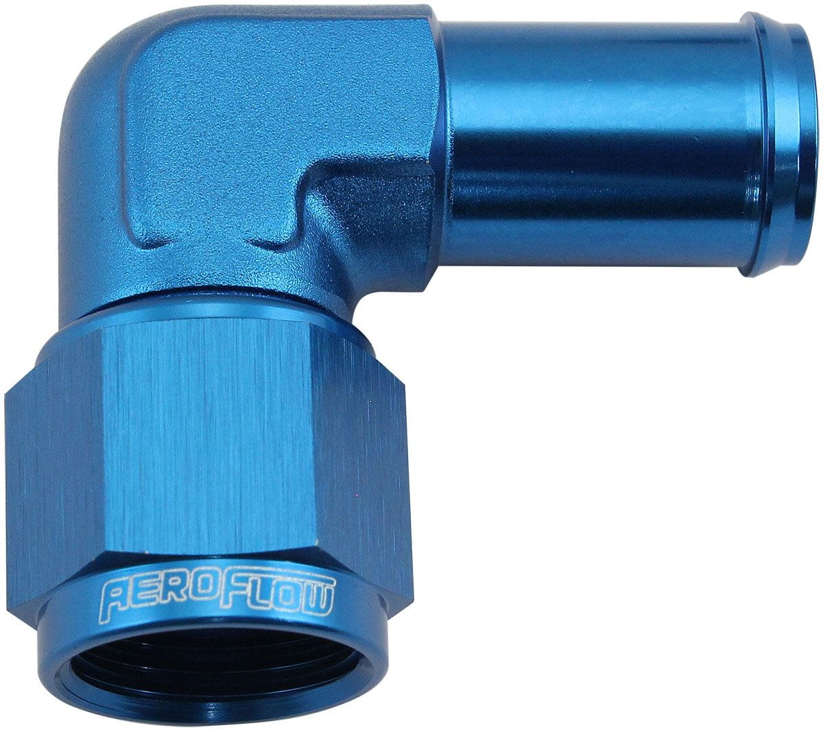 Aeroflow FEMALE -8AN 90DEG TO 5/8" BARB AF413-08-10 SR