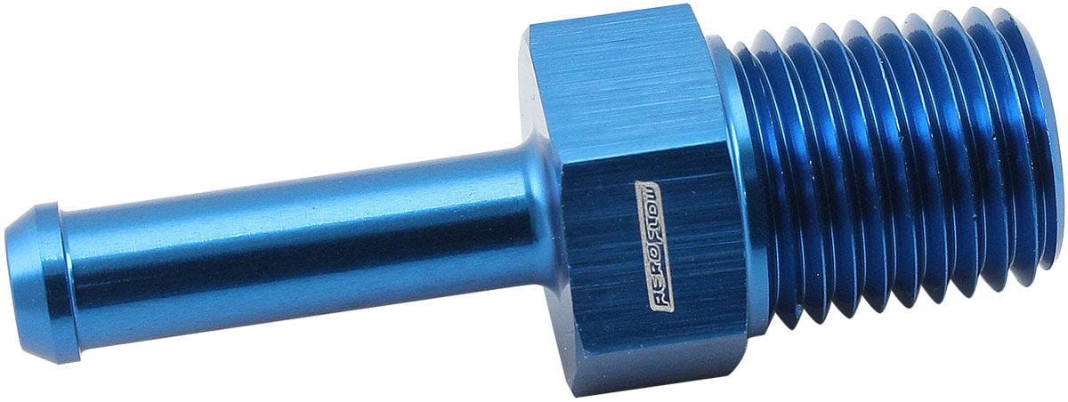 Aeroflow MALE 1/4" NPT TO 1/4" BARB AF841-04-04 SR