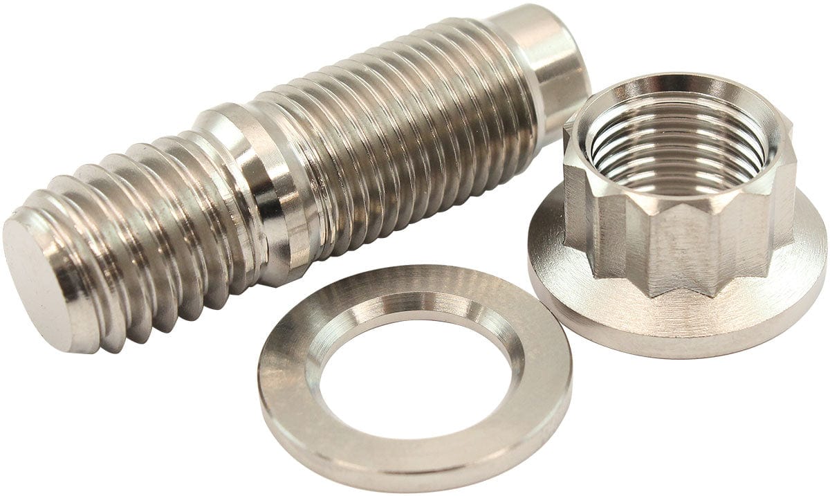 Aeroflow Performance 1/2" TITANIUM STUD WASHER NUT (AF55-3011) SR