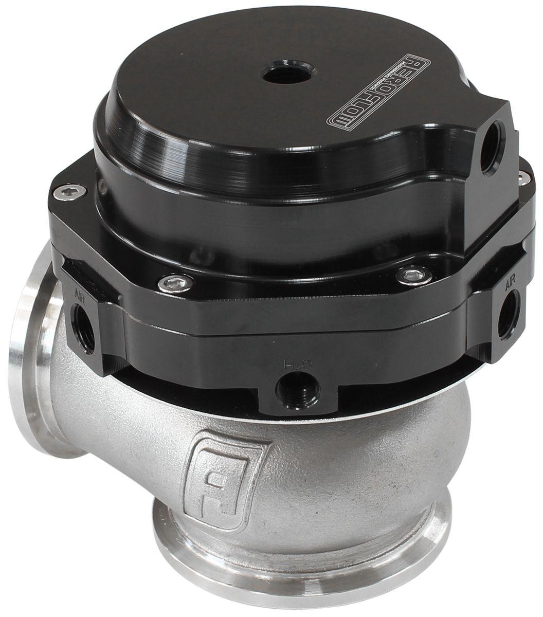 Aeroflow Performance 14 PSI (1 Bar) Aeroflow 44mm External Wastegate - Black AF9552-1001 SR