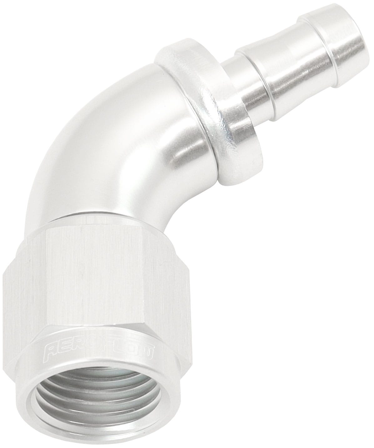 Aeroflow Performance -6AN TO 5/16" BARB 60 DEG FULL (AF518-06-05S) SR