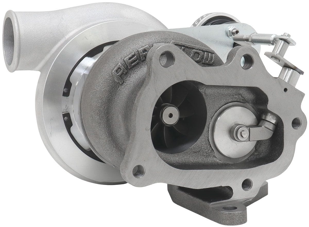 Aeroflow Performance Aeroflow Aeroflow BOOSTED 5856 Subaru WRX 2002-2007 & STI 2004-2021 Bolt On Internal Wastegate Turbocharger 550HP, Natural Cast Finish (AF8005-3800) SR