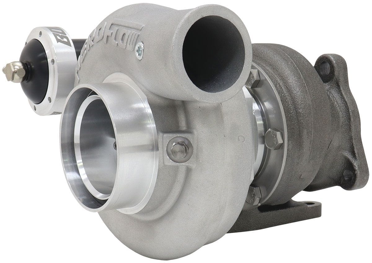 Aeroflow Performance Aeroflow Aeroflow BOOSTED 5856 Subaru WRX 2002-2007 & STI 2004-2021 Bolt On Internal Wastegate Turbocharger 550HP, Natural Cast Finish (AF8005-3800) SR