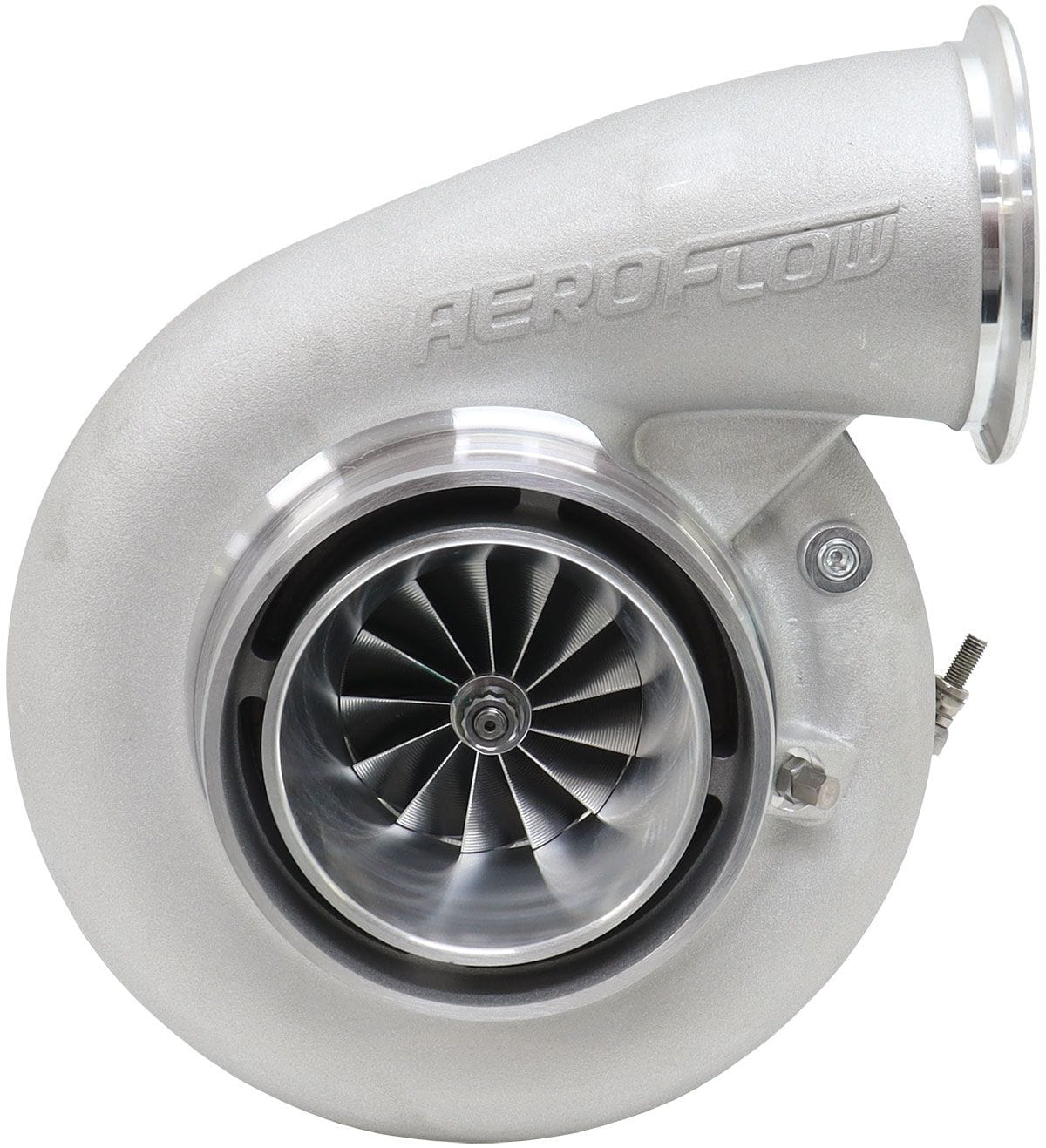 Aeroflow Performance Aeroflow Aeroflow BOOSTED 7282 V-BAND 1.15 Turbocharger 1350HP, Natural Cast Finish (AF8005-4088) SR