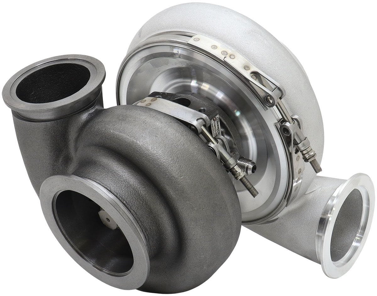 Aeroflow Performance Aeroflow Aeroflow BOOSTED 7282 V-BAND 1.15 Turbocharger 1350HP, Natural Cast Finish (AF8005-4088) SR