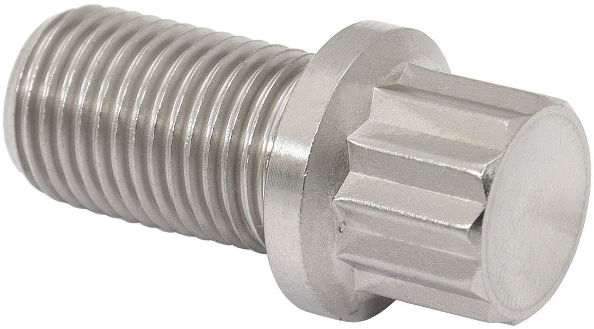 Aeroflow Performance Aeroflow Aeroflow M12 x 1.25mm, UHL 20mm Titanium Bolt (AF3505-0787) SR