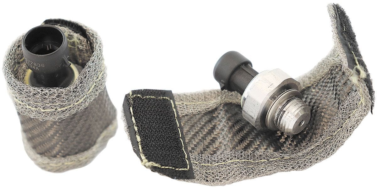 Aeroflow Performance Aeroflow Aeroflow Titanium Sensor/Fuel Injector Heat Protector Bag (AF91-8090) SR