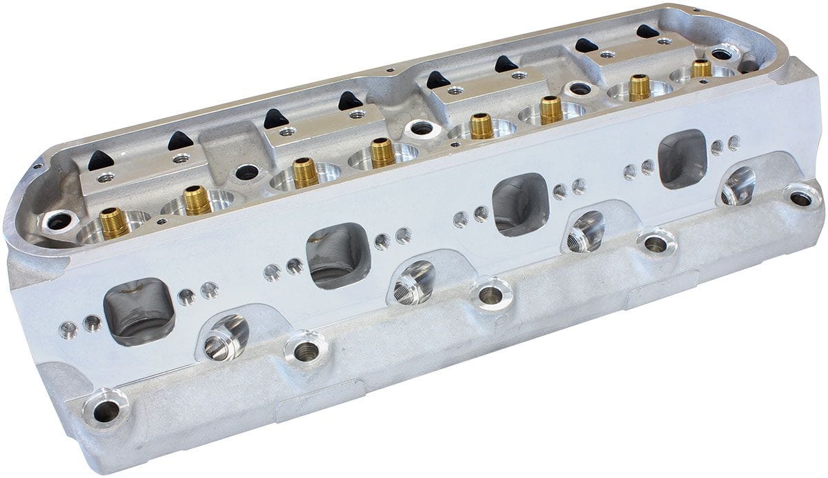 Aeroflow Performance Aeroflow AF95-0348 Bare Small Block Ford Windsor 289-351 185cc CNC Ported Aluminium Cylinder Heads with 58cc Chamber (Pair)
2.10" x 1.25" Intake Port, 1.35" x 1.35" Exhaust Port SR