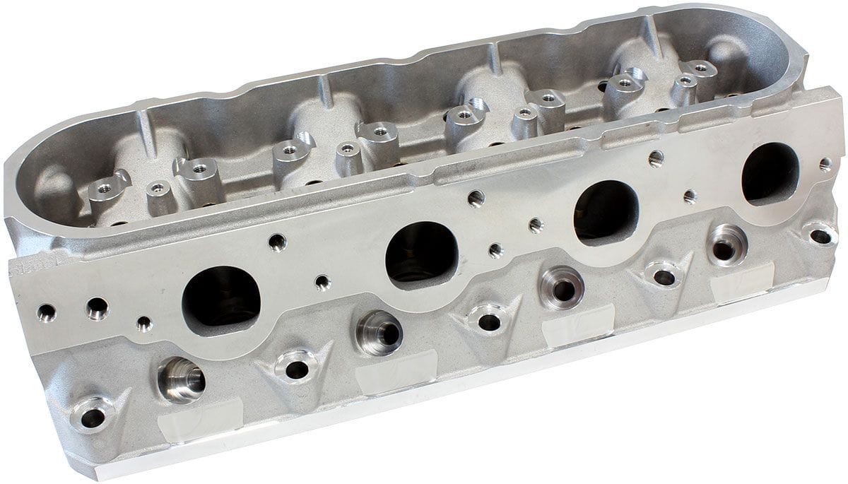 Aeroflow Performance Aeroflow AF95-0407 Bare GM LS3 4 Bolt 276cc Aluminium Cylinder Heads with 70cc Chamber (Pair)
2.60" x 1.28" Intake Port, 1.47" x 1.64" Exhaust Port SR