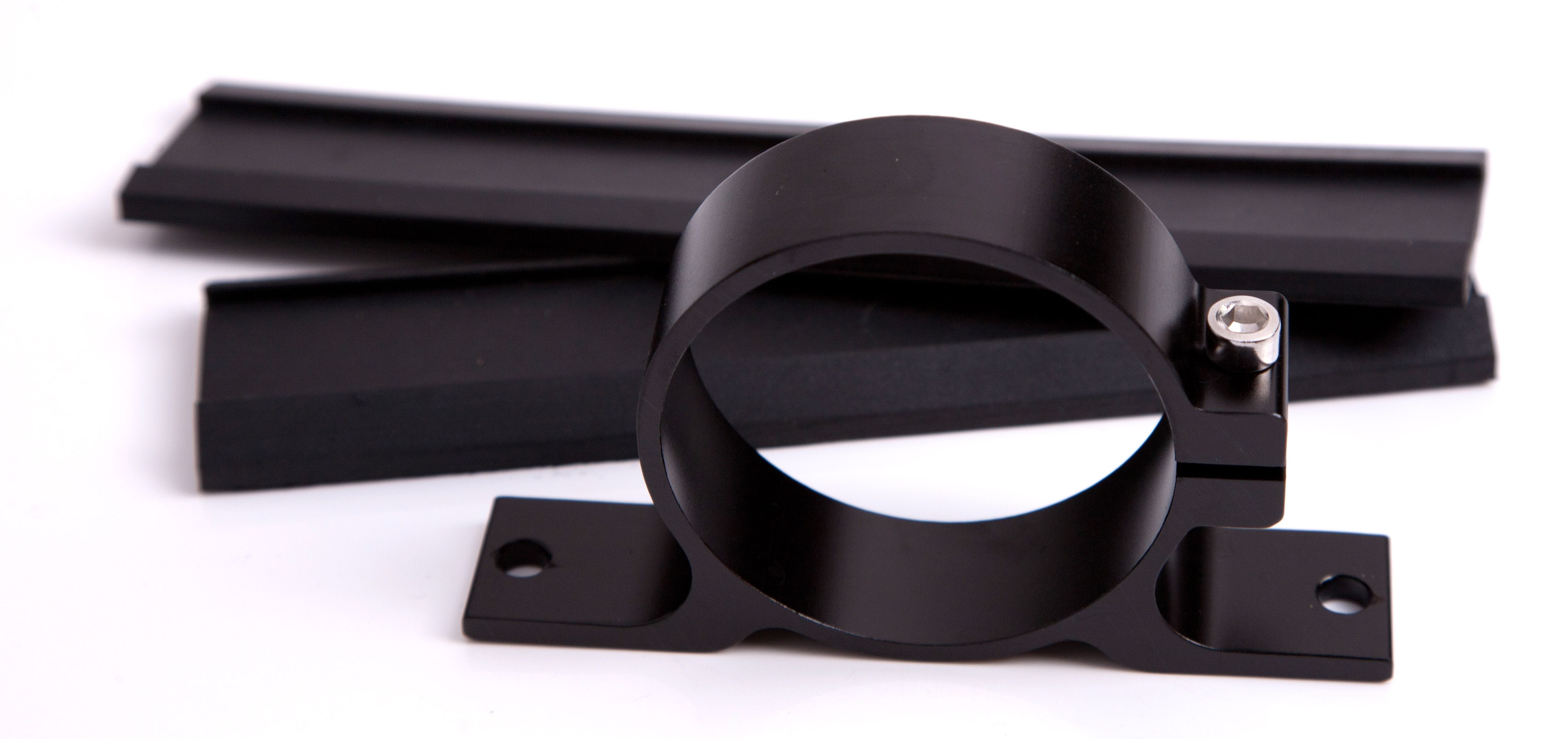 Aeroflow Performance Aeroflow Black Bosch Single Fuel Pump Bracket SR