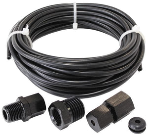 Complete 1/8" Dia. Nylon Tubing Kit
Black Tubing with Black Fittings & Ferrules, 3.6m long