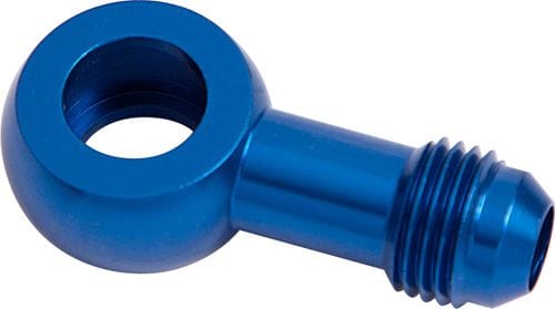 Aeroflow Performance Aeroflow Blue Alloy AN Banjo Fitting 8mm to -3AN AF717 SR