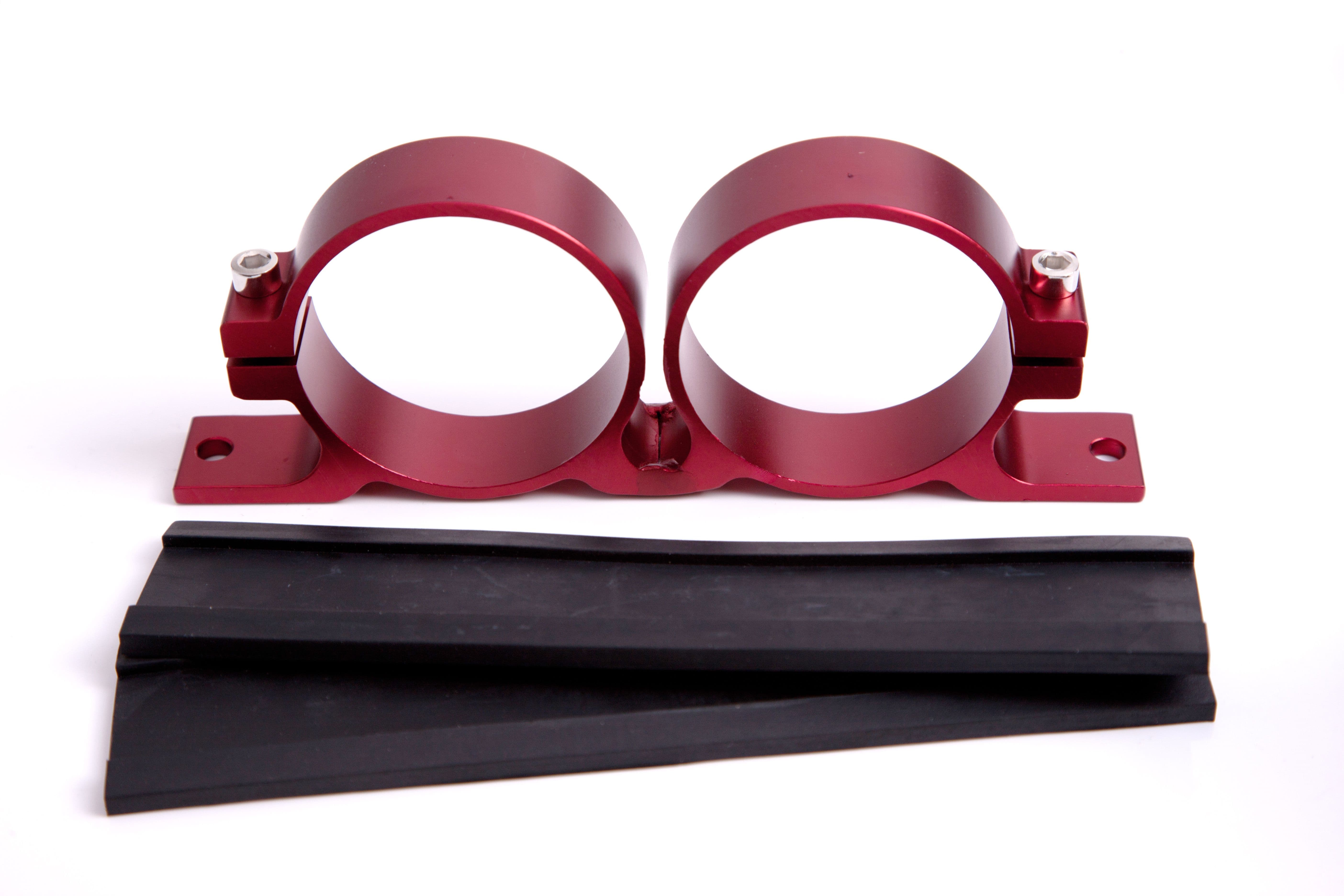 Aeroflow Performance Aeroflow Bosch Dual Fuel Pump Bracket (Red) AF64-2015R SR