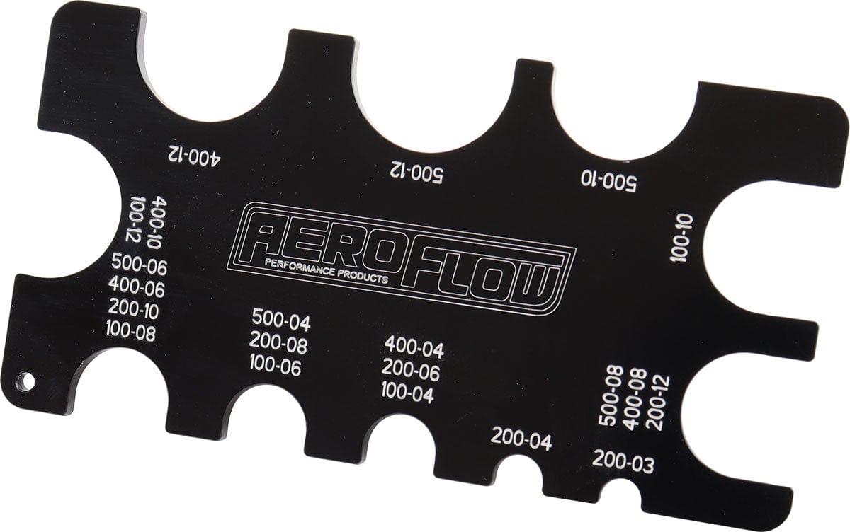 Aeroflow Performance AEROFLOW BRAIDED HOSE GAUGE (AF98-2142) SR