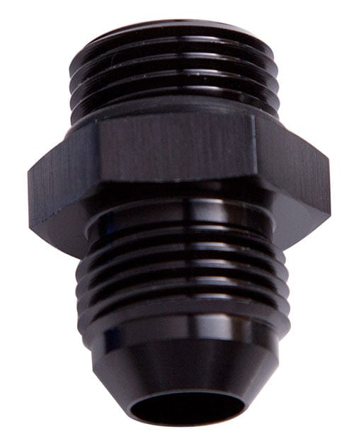 Aeroflow Performance Aeroflow Fittings 10 / 16AN / Black ORB to AN Straight Male Flare Adapter -16AN to -24 ONLY AF920 SR