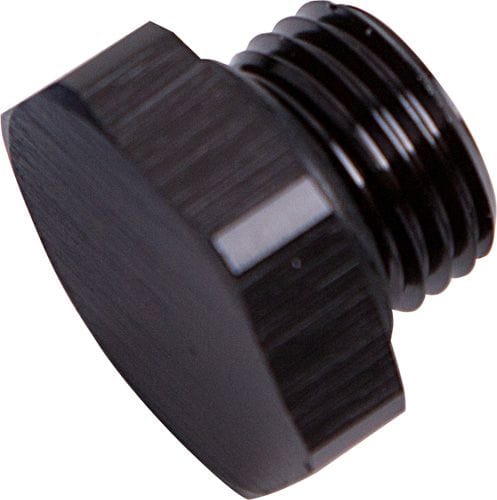 Aeroflow Performance Aeroflow Fittings 10AN / Black ORB Port Plug AF814 SR