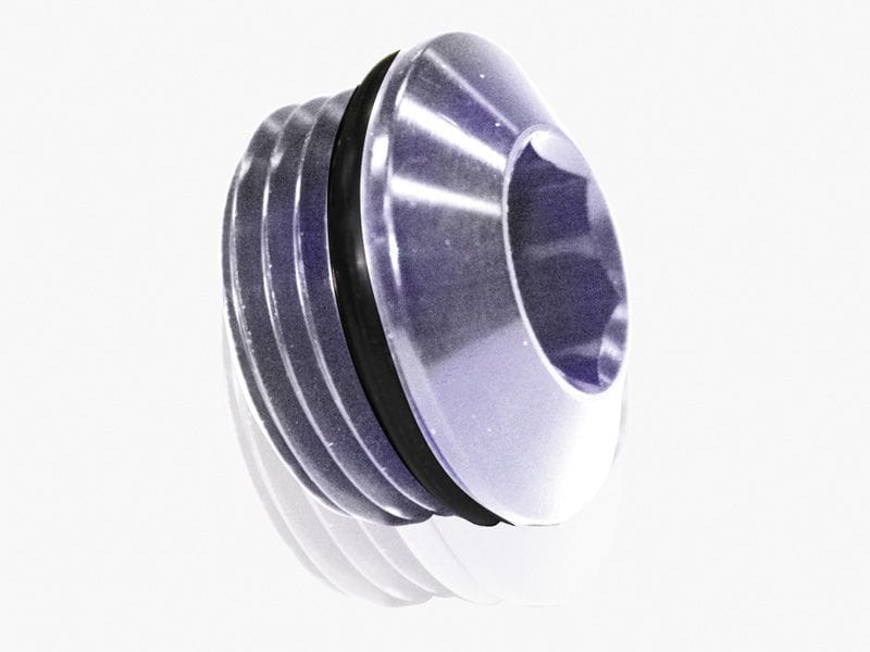 Aeroflow Performance Aeroflow Fittings 10AN / Silver Slimline ORB Port Plug AF813 SR