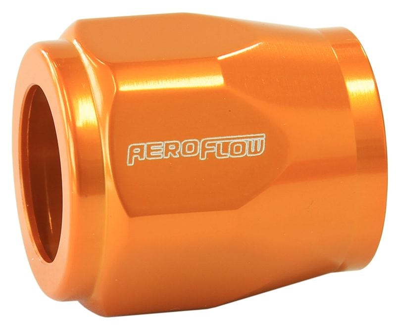 Aeroflow Performance Aeroflow Fittings 12 / Gold Hex Hose Finisher SR
