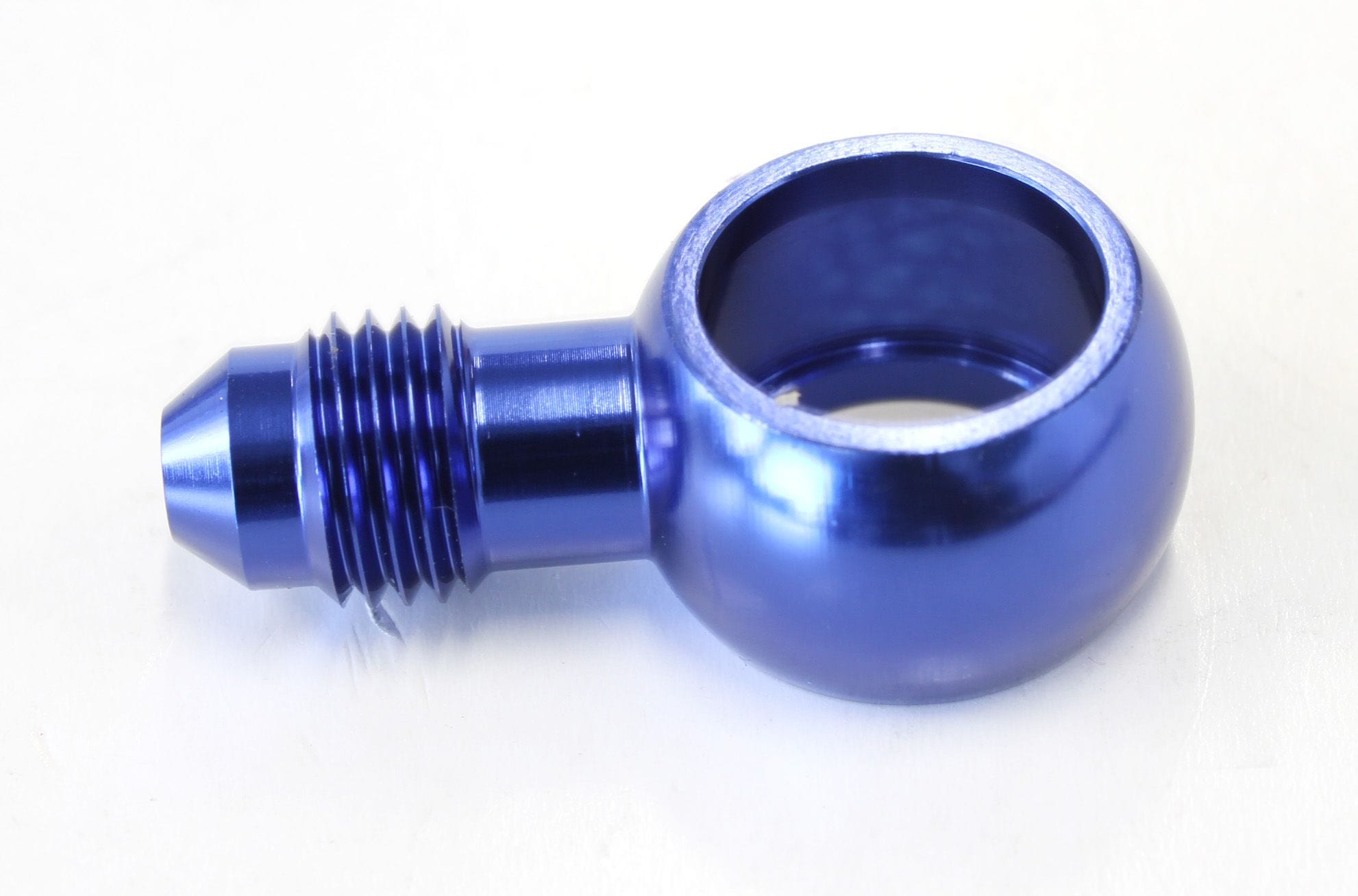 Aeroflow Performance Aeroflow Fittings 14mm to 4AN / Blue Alloy & Stainless AN Banjo Fittings 14mm SR