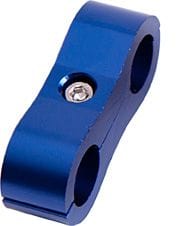 Aeroflow Performance Aeroflow Fittings 15AN / Blue Billet Aluminium Dual Hose Separators AF156 SR