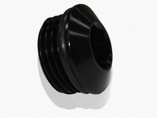 Aeroflow Performance Aeroflow Fittings 20AN / Black Slimline ORB Port Plug AF813 SR