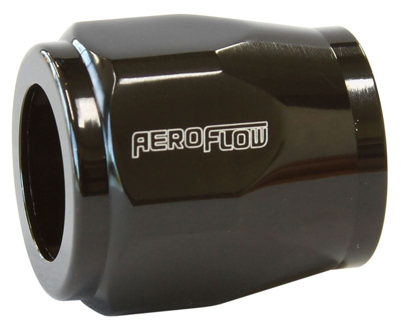 Aeroflow Performance Aeroflow Fittings 32 / Black Hex Hose Finisher SR