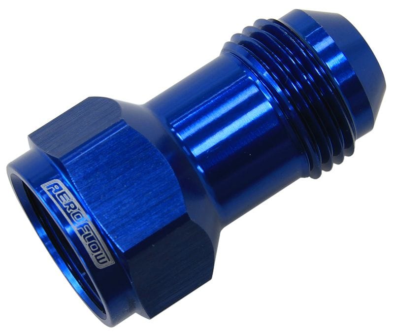 Aeroflow Performance Aeroflow Fittings 4AN / Blue AN Female to Male Extension AF952 SR