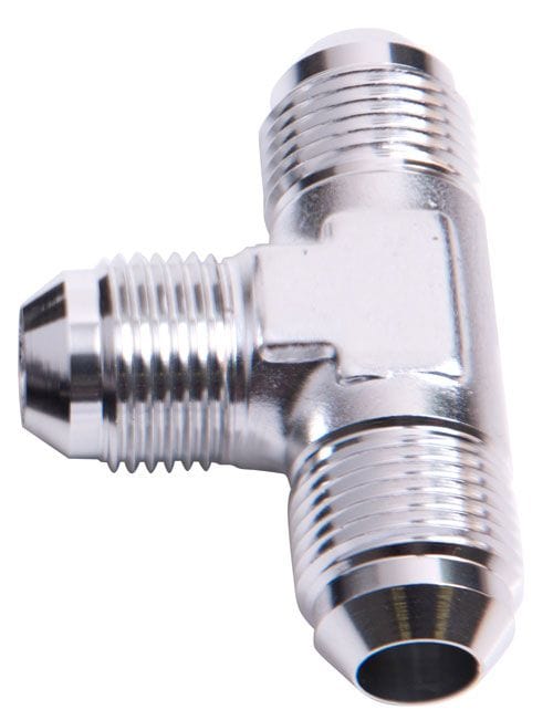 Aeroflow Performance Aeroflow Fittings 4AN / Silver Flare AN Tee AF824 SR