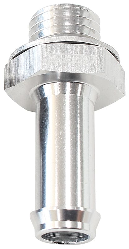 Aeroflow Performance Aeroflow Fittings 5/16 Barb / M18x1.5 / Silver Barb Adapter M18 x 1.5mm AF734 SR