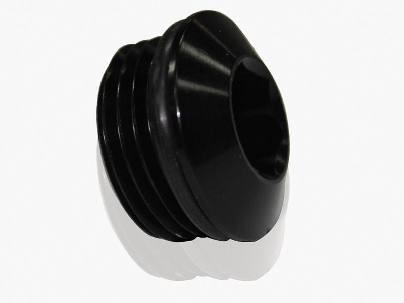 Aeroflow Performance Aeroflow Fittings 6AN / Black Slimline ORB Port Plug AF813 SR