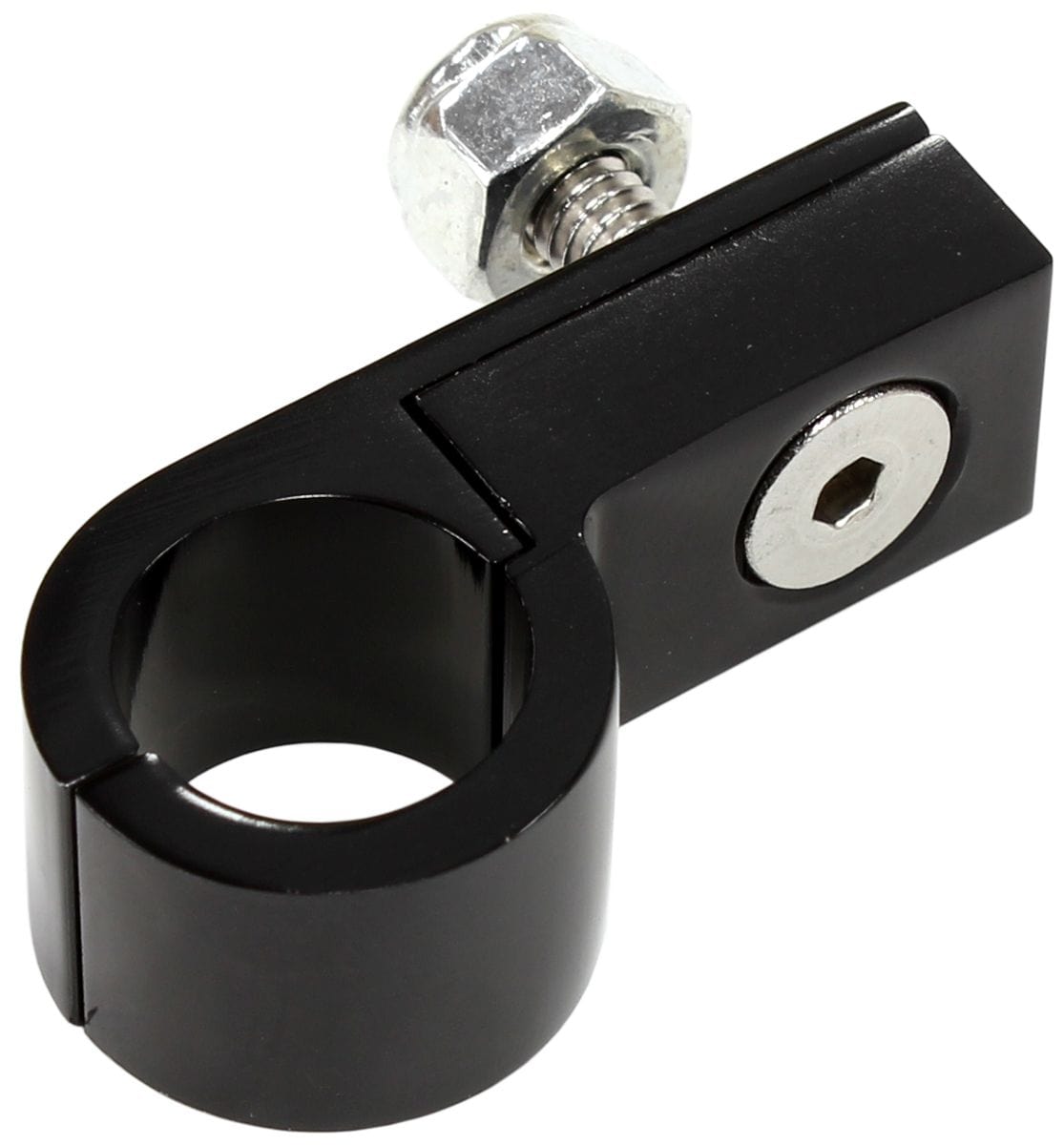 Aeroflow Performance Aeroflow Fittings 7 / Black Billet Aluminium P-Clamp AF157 SR
