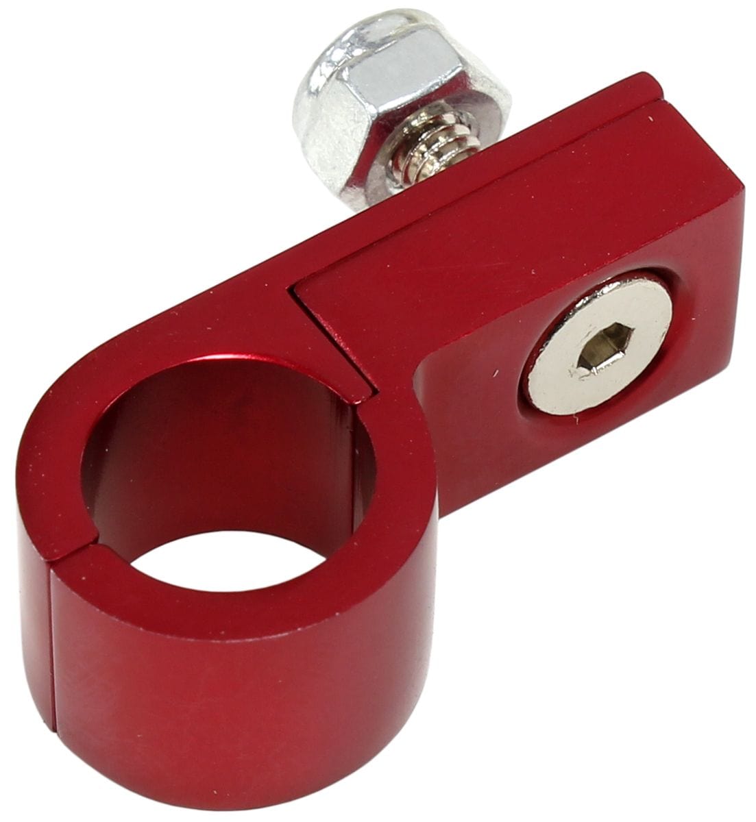 Aeroflow Performance Aeroflow Fittings 9 / Red Billet Aluminium P-Clamp AF157 SR
