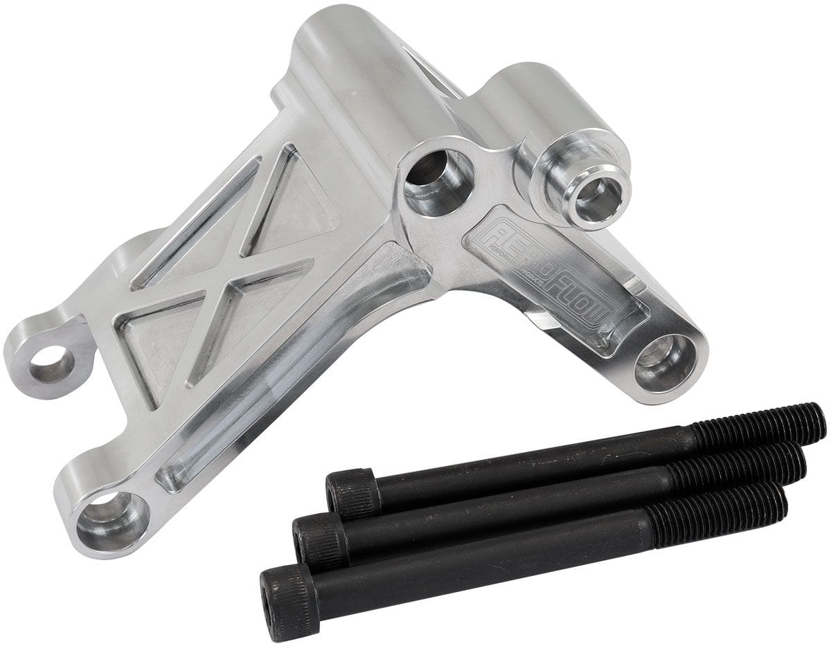 Aeroflow Performance Aeroflow GM LS Billet Alternator Bracket VE-VF Commodore Belt Line - Polished AF64-4098 SR