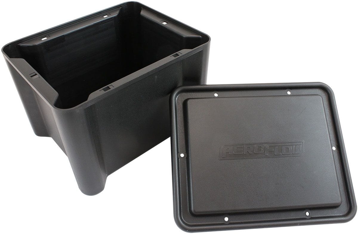 Aeroflow Performance Aeroflow Sealed Battery Box - Black AF49-4070 SR