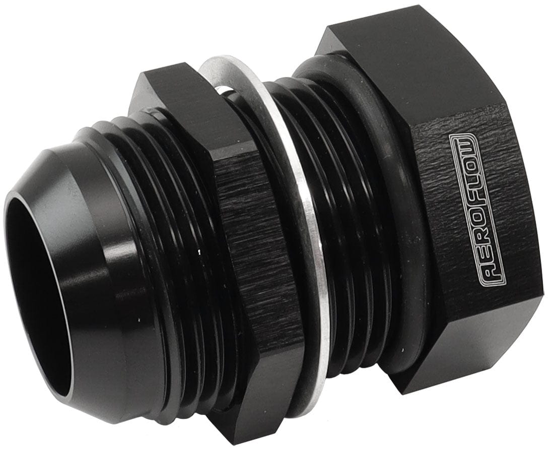 Aeroflow Performance BOLT IN -16AN BREATHER CAST OR (AF777-16BLK) SR