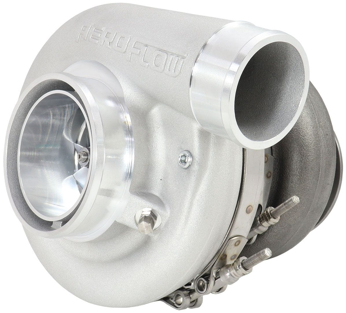 Aeroflow Performance BOOSTED 7170 V-Band 0.85 Turbocharger 1150HP, Natural Cast Finish Aeroflow BOOSTED 7170 V-Band 0.85 Turbocharger 1150HP, Natural Cast Finish AF8005-4067 SR