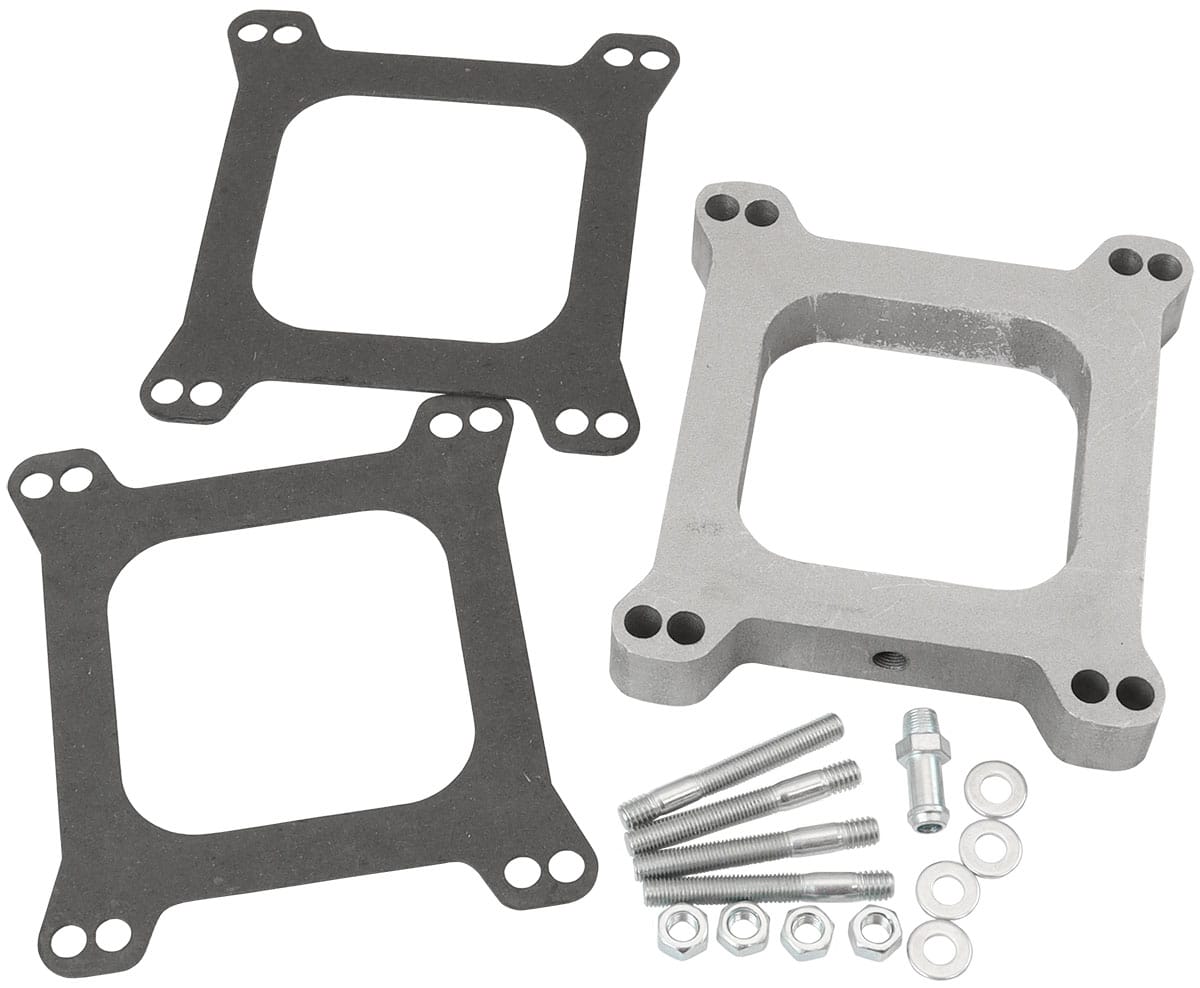 Aeroflow Performance CARBURETTOR ALLOY 1" SPACER (AF42-2103) SR