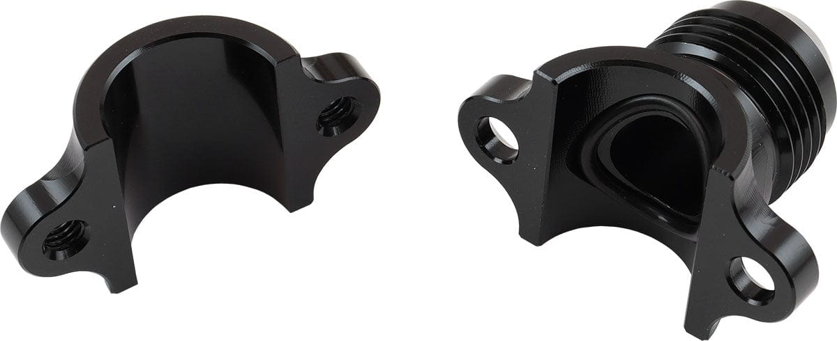 Aeroflow Performance CLAMP ON 5/8" HARD LINE TO -10 (AF107-10-10BLK) SR