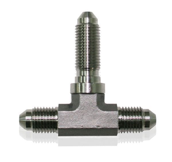 Aeroflow Performance CLEARANCE Aeroflow Stainless Steel Tee Bulkhead -4AN AF324-04 SR