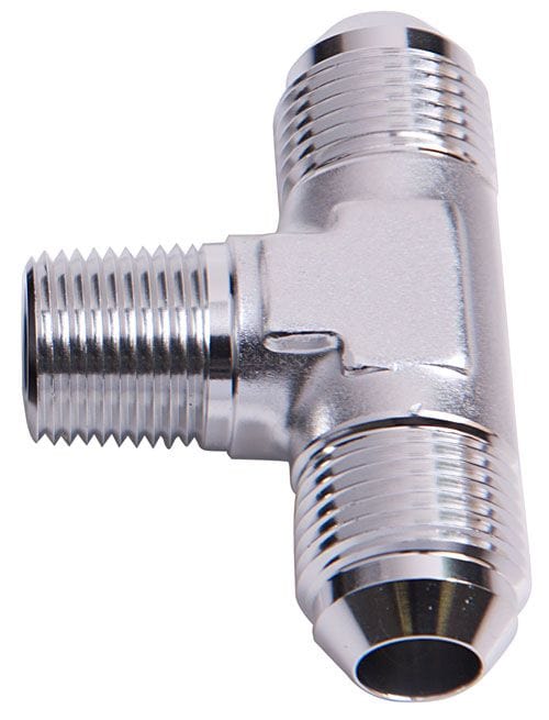Aeroflow Performance CLEARANCE Aeroflow Tee with NPT On Side 1/2" to -10AN AF825-10S SR