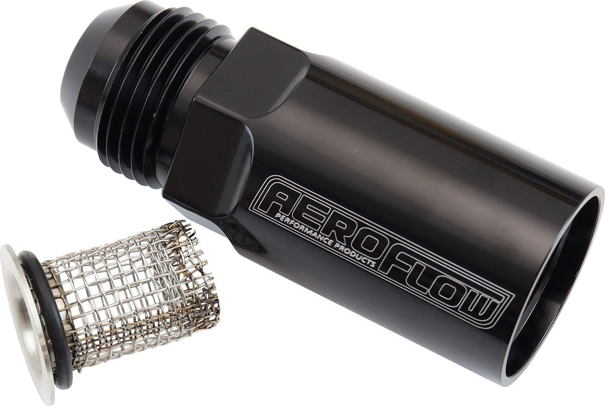 Aeroflow Performance DRY SUMP SCAVENGE OIL FILTER (AF64-4099BLK) SR