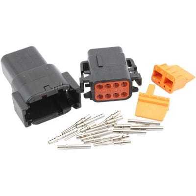Aeroflow Performance Electrical Aeroflow WeatherTight DTM 8 PinConnector AF49-9108 SR