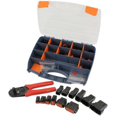 Aeroflow Performance Electrical Aeroflow WeatherTight DTM Connector Kit AF49-9100-KIT SR