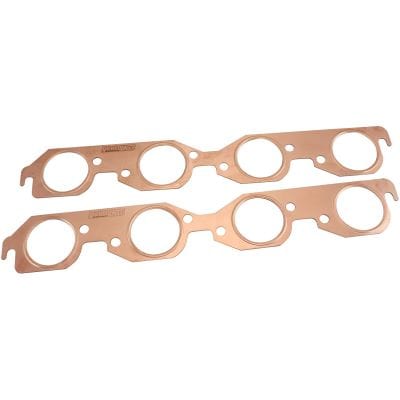 Aeroflow Performance Exhaust Aeroflow Big Block Chevy Round Port Copper Embossed Exhaust Gaskets AF1854-1304 SR